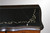SOLD Burl Walnut Glass Top Wide Screen TV Stand