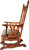 SOLD Victorian Oak Platform Rocker