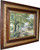 SOLD Victorian Oak Picture Frame with Horse and Buggy Print