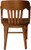 SOLD Oak Barrel Back Lawyers Bankers Office Chair