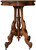 SOLD Victorian Carved Walnut Turtle Top Stand