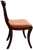 SOLD Empire Flame Mahogany Needlepoint Ladies Desk Chair