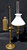 SOLD Antique Brass Student Lamp
