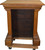 SOLD Oak Carved Raised Panel Lectern