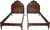 SOLD Pair of Walnut Inlaid Beds