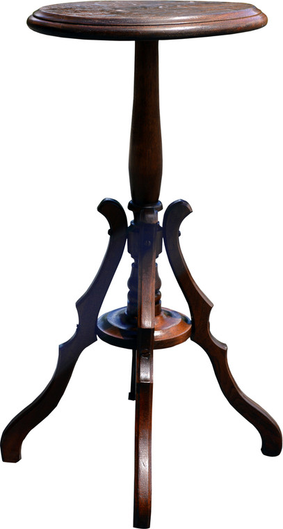 SOLD Victorian Burl Walnut Candle Stand