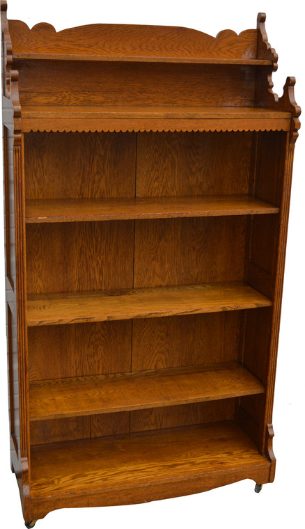 SOLD Oak Eastlake Bookcase