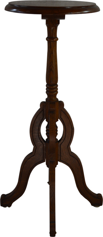 SOLD Oak Victorian Carved Plant Stand