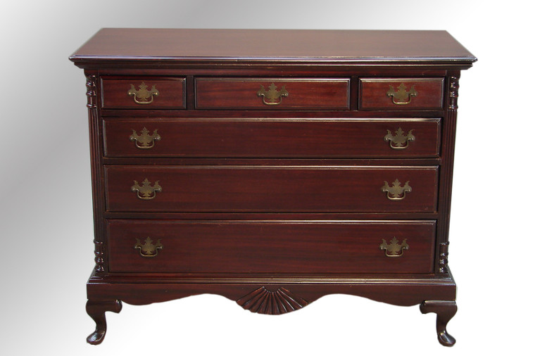 SOLD Antique Mahogany Chippendale Salem Chest