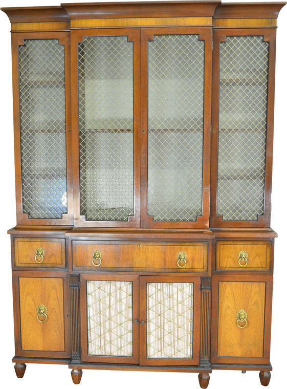 SOLD Large Breakfront Cabinet by Kittinger