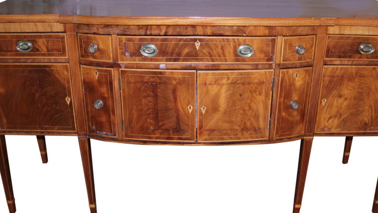 SOLD Period Hepplewhite Inlaid Mahogany Sideboard
