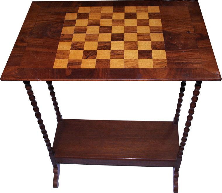 SOLD Victorian Checker Game Table