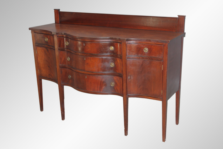 SOLD Antique Early Mahogany Hepplewhite Sideboard