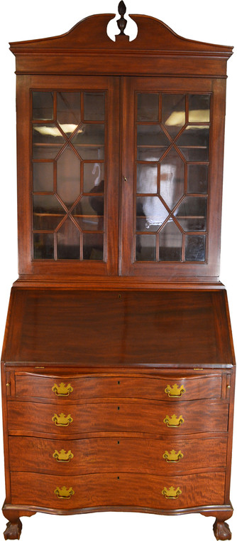 SOLD Antique Mahogany Governor Winthrop Secretary Desk