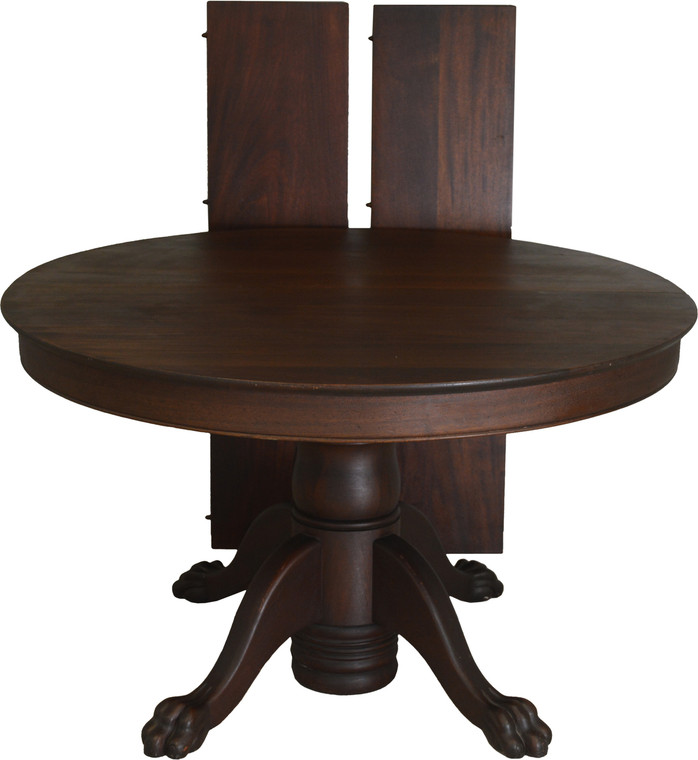 SOLD Victorian Mahogany Claw Foot 48” Dining Table – 8 Feet Long