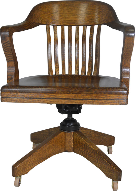 SOLD Tiger Oak Lawyers Banker Office Chair
