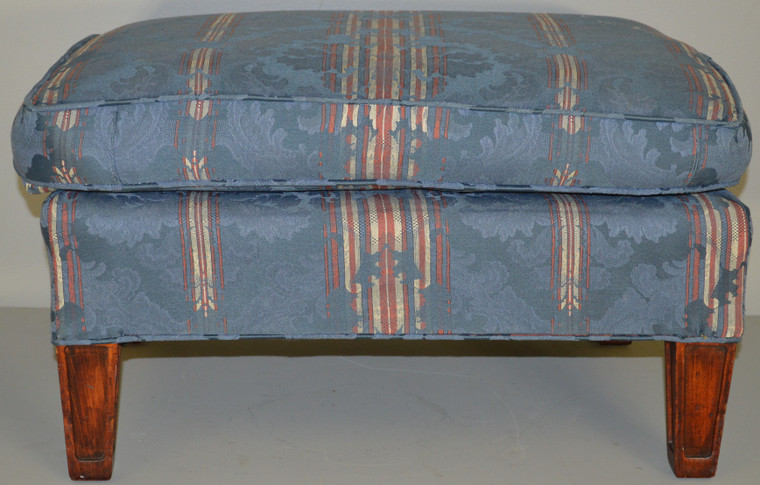 SOLD Large Blue Hassock