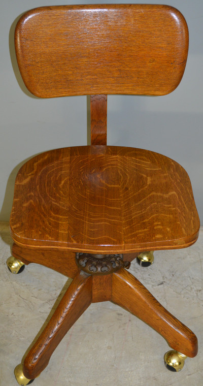 SOLD Oak Ladies Stenographers Office Chair – Unusual