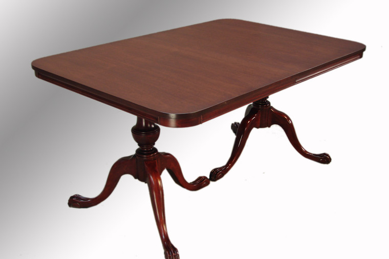 SOLD Antique Mahogany Duncan Phyfe Ball and Claw Dining Table
