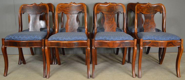 SOLD Period Empire Set of 8 Chairs – RARE