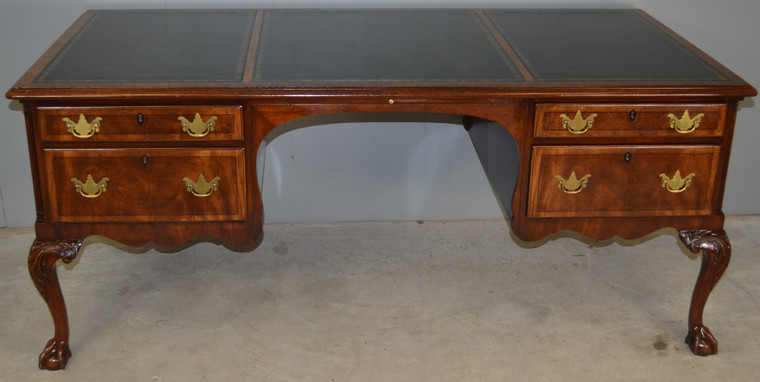 SOLD Kittinger Executive Leather Top Desk