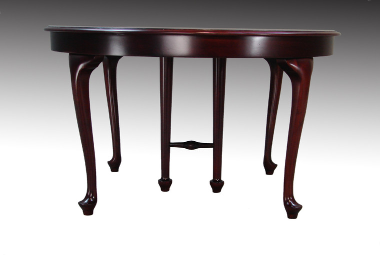 SOLD Mahogany Queen Anne Chippendale Round 48 Dining table