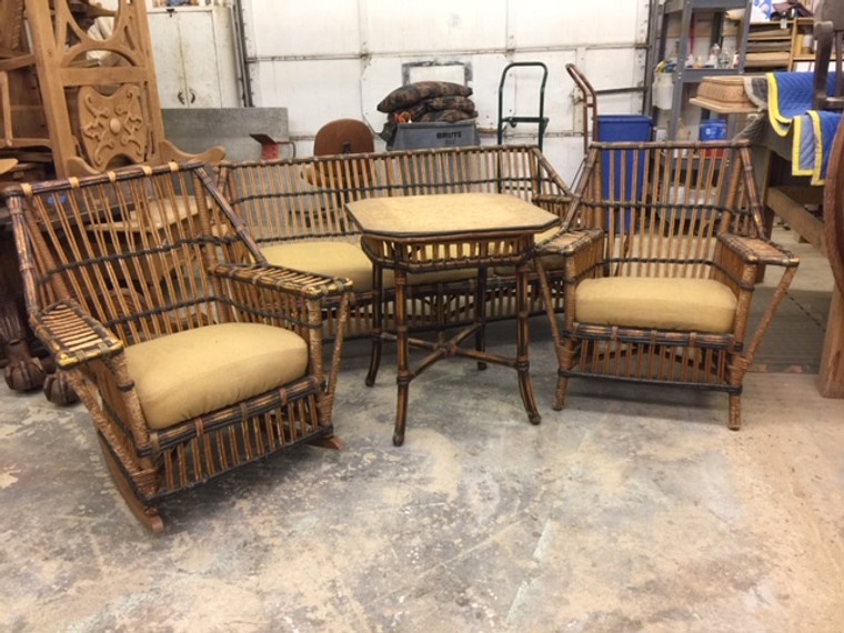SOLD Four Piece Sofa Set