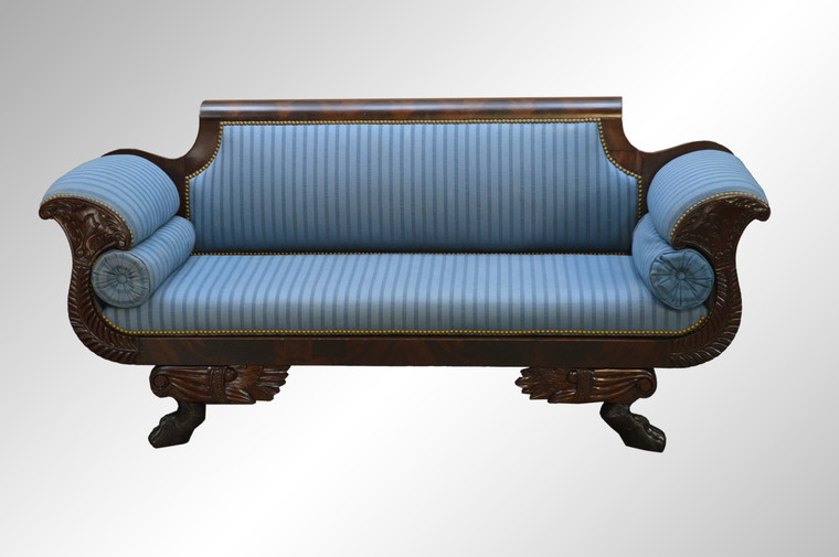 SOLD Federal Style Period Carved Sofa