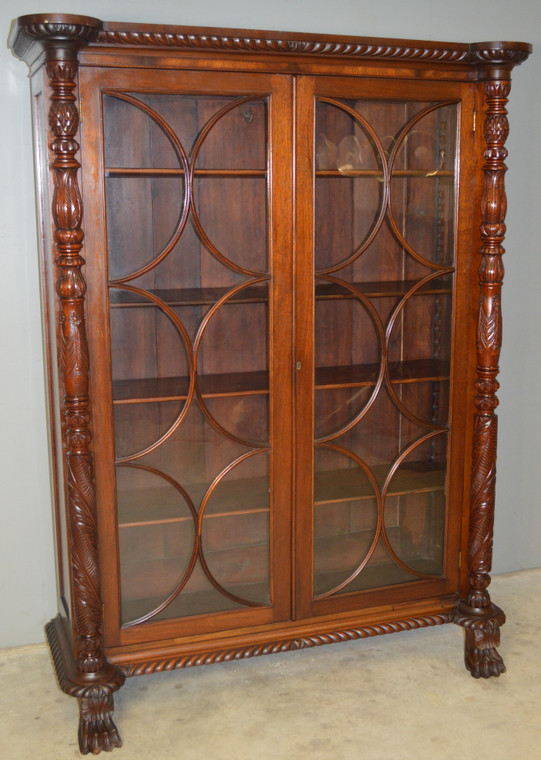 SOLD Empire Acanthus Carved Centennial Cabinet
