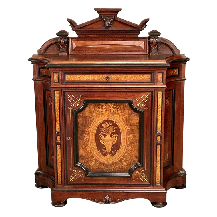 Victorian Inlaid Credenza