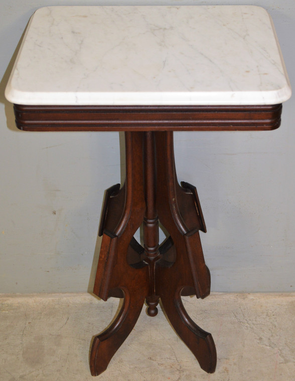 SOLD Victorian Marble Top Nightstand Parlor Stand