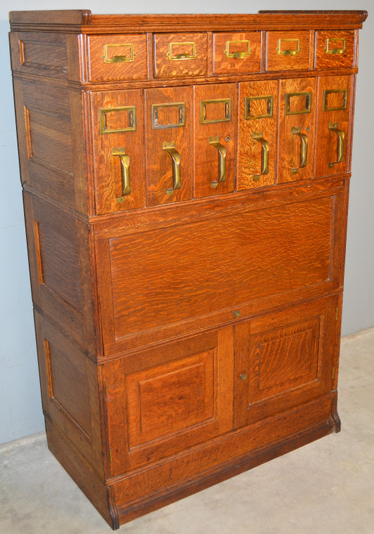 SOLD Oak Sectional File by Yarman