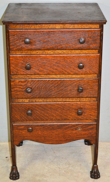 SOLD Oak Edison Cylinder Record Cabinet