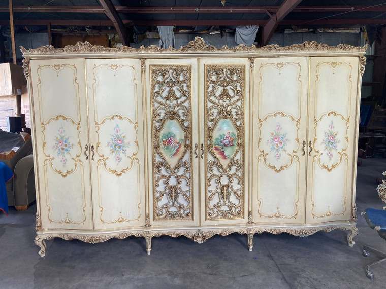 French Painted Armoire