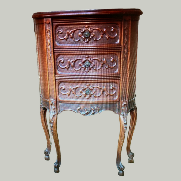 French Style 3 Drawer Stand
