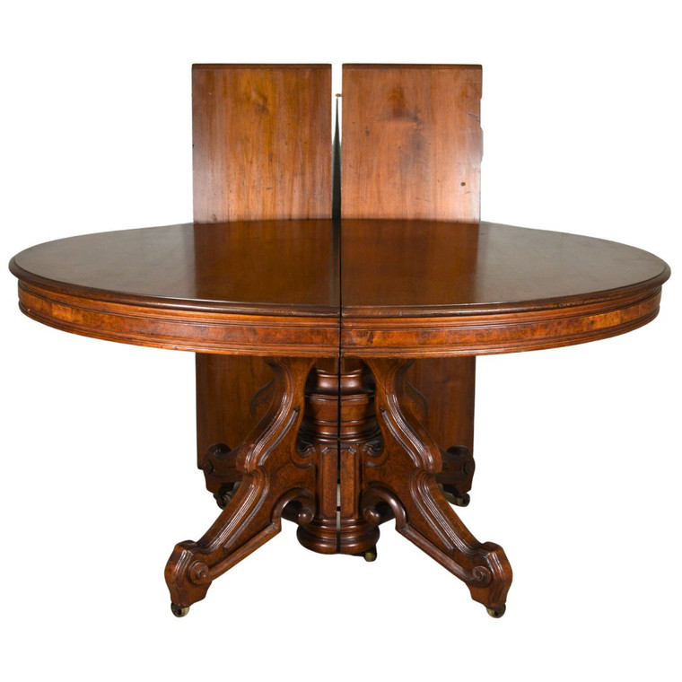 SOLD Antique Victorian Walnut Dining Table
