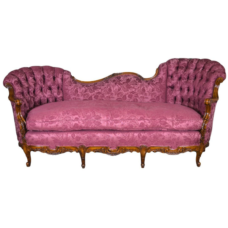 SOLD Antique Victorian Carved Style Sofa – Very Comfortable