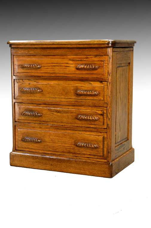 SOLD Antique Oak Companion File Cabinet