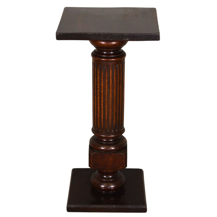 SOLD Antique Mahogany Pedestal / Trophy Stand