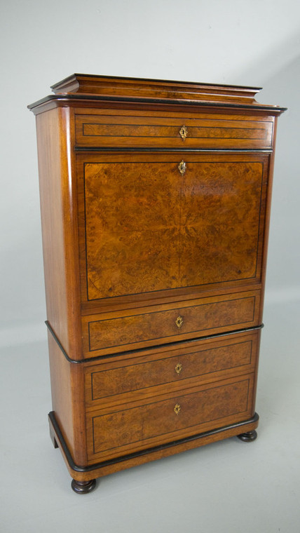 SOLD Antique Biedermeier Olive Ash Abante