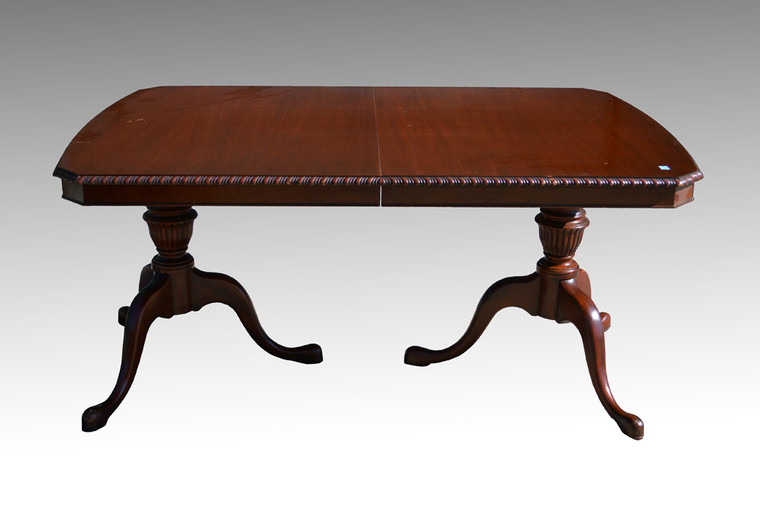 SOLD Mahogany Chippendale Dining Room Table by Drexel