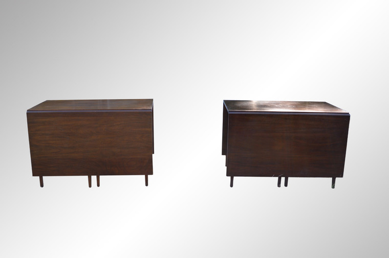 SOLD Pair of Henkel Harris Gate leg Drop Leaf Dining Tables