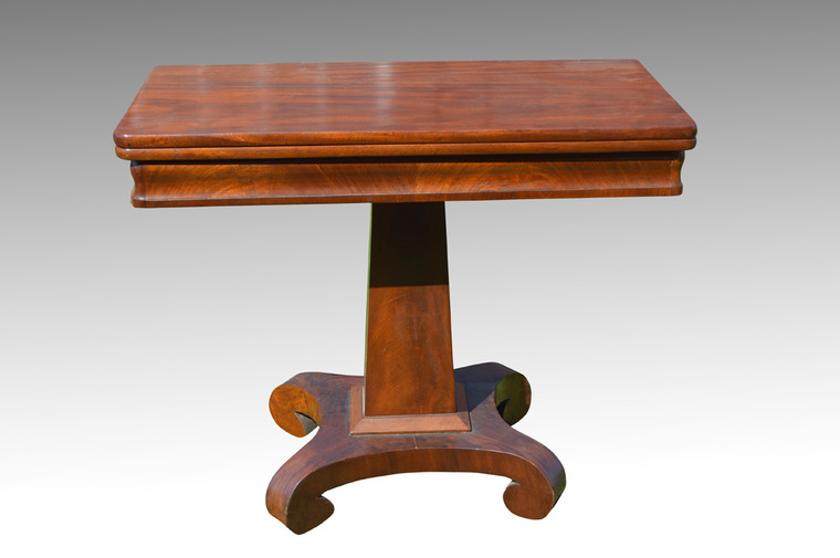 SOLD Antique Civil War Era Empire Game Table **REDUCED PRICE**