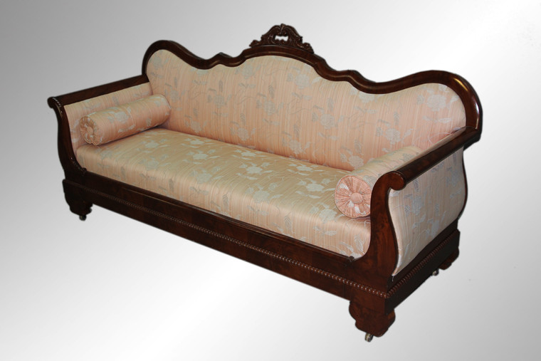 SOLD Antique Stunning Period Empire Restored Sofa
