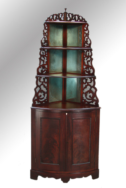 SOLD Antique Victorian Curio Corner Whatnot