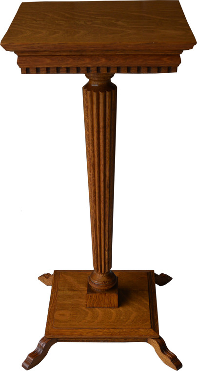 SOLD Victorian Oak Pedestal Stand