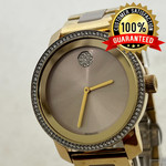 MOVADO SWISS LADIES BOLD DIAMOND GOLD WATCH 36MM