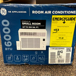 GE 6,000 BTU Electronic Window Air Conditioner for Small Rooms up to 250 sq ft.