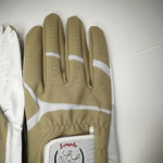 (Lot of 3 = 6ea) SIMPLE SYMBOL Men's Golf Glove, Beige, XL (Two Left Hands)