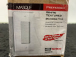 (Lot Of 50) TayMac 5000W Paintable Masque Wall Plate Cover, White, 1-Gang